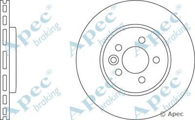 APEC BRAKING dsk835 -  Тормозной диск